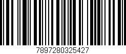 Código de barras (EAN, GTIN, SKU, ISBN): '7897280325427'