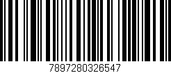 Código de barras (EAN, GTIN, SKU, ISBN): '7897280326547'