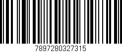 Código de barras (EAN, GTIN, SKU, ISBN): '7897280327315'