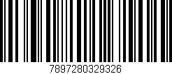 Código de barras (EAN, GTIN, SKU, ISBN): '7897280329326'