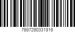 Código de barras (EAN, GTIN, SKU, ISBN): '7897280331916'