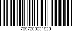 Código de barras (EAN, GTIN, SKU, ISBN): '7897280331923'