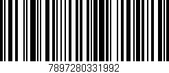 Código de barras (EAN, GTIN, SKU, ISBN): '7897280331992'