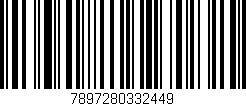 Código de barras (EAN, GTIN, SKU, ISBN): '7897280332449'