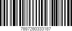 Código de barras (EAN, GTIN, SKU, ISBN): '7897280333187'
