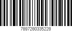 Código de barras (EAN, GTIN, SKU, ISBN): '7897280335228'