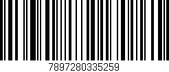 Código de barras (EAN, GTIN, SKU, ISBN): '7897280335259'