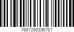Código de barras (EAN, GTIN, SKU, ISBN): '7897280336751'