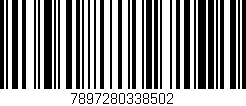 Código de barras (EAN, GTIN, SKU, ISBN): '7897280338502'