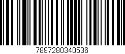 Código de barras (EAN, GTIN, SKU, ISBN): '7897280340536'