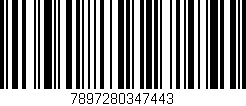 Código de barras (EAN, GTIN, SKU, ISBN): '7897280347443'