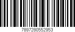 Código de barras (EAN, GTIN, SKU, ISBN): '7897280552953'