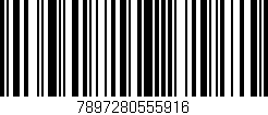 Código de barras (EAN, GTIN, SKU, ISBN): '7897280555916'