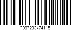 Código de barras (EAN, GTIN, SKU, ISBN): '7897283474115'