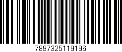 Código de barras (EAN, GTIN, SKU, ISBN): '7897325119196'