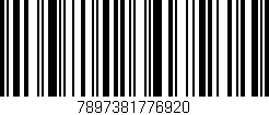 Código de barras (EAN, GTIN, SKU, ISBN): '7897381776920'