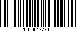 Código de barras (EAN, GTIN, SKU, ISBN): '7897381777002'