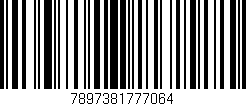 Código de barras (EAN, GTIN, SKU, ISBN): '7897381777064'