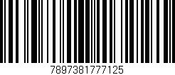 Código de barras (EAN, GTIN, SKU, ISBN): '7897381777125'