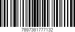 Código de barras (EAN, GTIN, SKU, ISBN): '7897381777132'