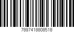 Código de barras (EAN, GTIN, SKU, ISBN): '7897418808518'
