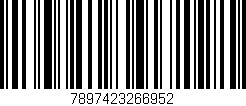 Código de barras (EAN, GTIN, SKU, ISBN): '7897423266952'