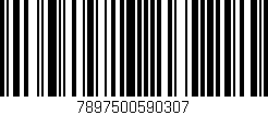 Código de barras (EAN, GTIN, SKU, ISBN): '7897500590307'