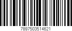 Código de barras (EAN, GTIN, SKU, ISBN): '7897503514621'