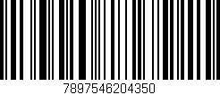 Código de barras (EAN, GTIN, SKU, ISBN): '7897546204350'