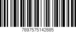 Código de barras (EAN, GTIN, SKU, ISBN): '7897575142685'
