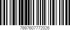 Código de barras (EAN, GTIN, SKU, ISBN): '7897607772026'