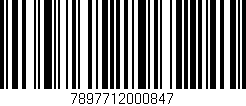 Código de barras (EAN, GTIN, SKU, ISBN): '7897712000847'