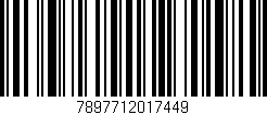 Código de barras (EAN, GTIN, SKU, ISBN): '7897712017449'