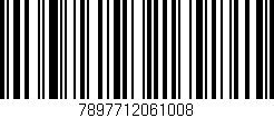 Código de barras (EAN, GTIN, SKU, ISBN): '7897712061008'