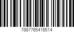 Código de barras (EAN, GTIN, SKU, ISBN): '7897785416514'