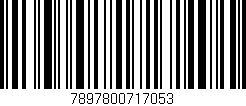 Código de barras (EAN, GTIN, SKU, ISBN): '7897800717053'