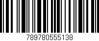 Código de barras (EAN, GTIN, SKU, ISBN): '789780555138'
