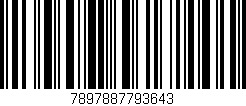 Código de barras (EAN, GTIN, SKU, ISBN): '7897887793643'