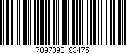 Código de barras (EAN, GTIN, SKU, ISBN): '7897893193475'