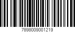 Código de barras (EAN, GTIN, SKU, ISBN): '7898009001219'