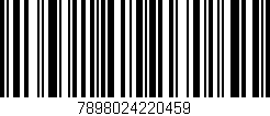 Código de barras (EAN, GTIN, SKU, ISBN): '7898024220459'