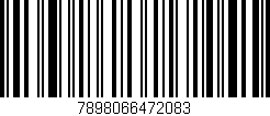 Código de barras (EAN, GTIN, SKU, ISBN): '7898066472083'