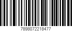 Código de barras (EAN, GTIN, SKU, ISBN): '7898072218477'
