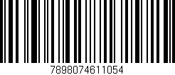 Código de barras (EAN, GTIN, SKU, ISBN): '7898074611054'