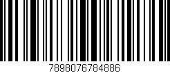 Código de barras (EAN, GTIN, SKU, ISBN): '7898076784886'