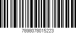 Código de barras (EAN, GTIN, SKU, ISBN): '7898078015223'