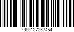 Código de barras (EAN, GTIN, SKU, ISBN): '7898137367454'