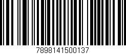 Código de barras (EAN, GTIN, SKU, ISBN): '7898141500137'