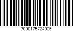 Código de barras (EAN, GTIN, SKU, ISBN): '7898175724936'