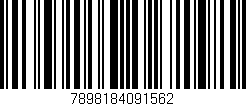 Código de barras (EAN, GTIN, SKU, ISBN): '7898184091562'
